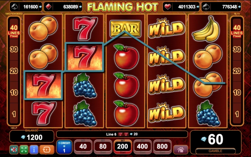 Игровой автомат Flaming Hot
